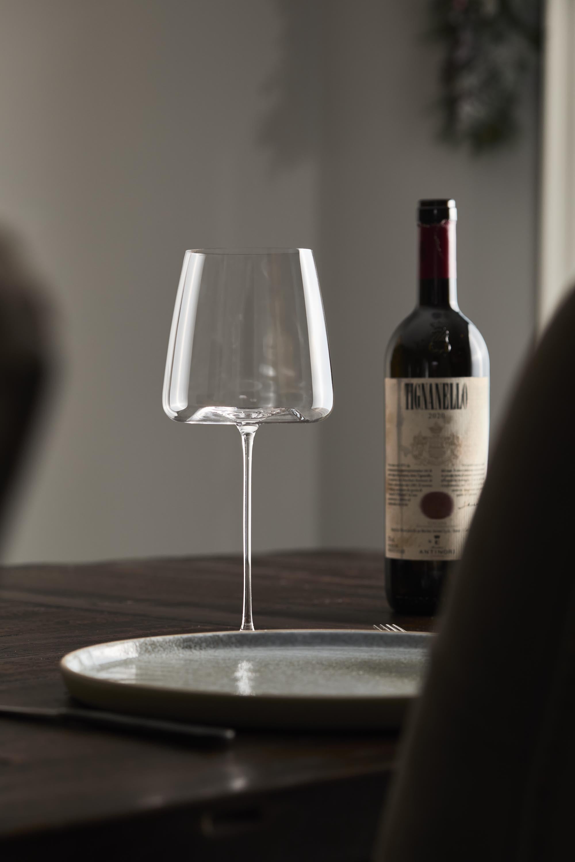 Cristalero Rosso 22oz Wineglass Collection Set of 4